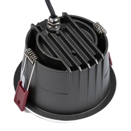 Pointed-built lamp Arte Lamp Chess A3314PL-1WH, LED, 15 W, 10.5x10.5x6.5 cm, white, black-2