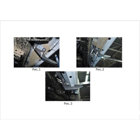The threshold-site "Black" Rival, Toyota Hilux 2015-n., With fasteners, f193alb.5708.1-6