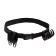 Tourist belt, with hooks, black, 140 cm
