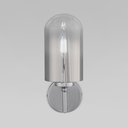 Wall lamp EUROSVET PLUTO 60156/1, E14, 1x40W, 185x100x270 mm, chromium color-3