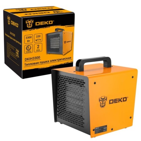 Thermal gun DEKO DKIH3300, electric, 3300 W, 220 m3/hour, 220 B-1