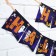 Garland on the tape on Halloween Happy Halloween, ghosts, length 250 cm.