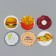 Sticker Paper "Tastiness" d = 2.5 cm 252 pcs in the roll