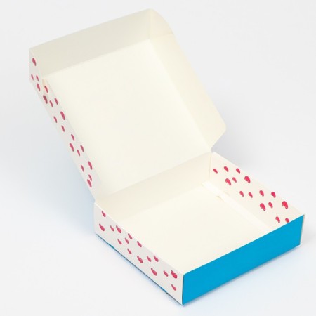 Gift box "Love is...", blue, 20 x 18 x 5 cm-2