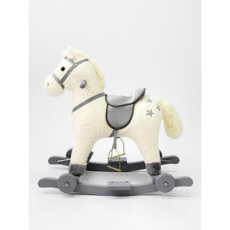 Horse Railway Capacked Amarobaby Prime, with wheels, 63x35x60 cm, white color