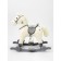 Horse Railway Capacked Amarobaby Prime, with wheels, 63x35x60 cm, white color