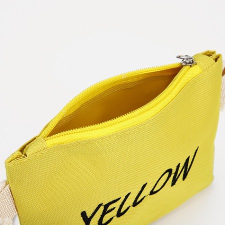 Set of backpacks on lightning from textiles, cosmetic bag, pencil case, yellow color-10