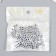 Beads for creativity plastic "English letters on a cube" White set 15 grams 0.5x0.5x0.5 cm 547302