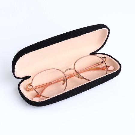 Case for glasses on a cracker, length 16 cm, black color-3