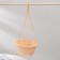 Street Kashpo with a basal watering "Malva" 4.7 l, cream color, suspension as a gift