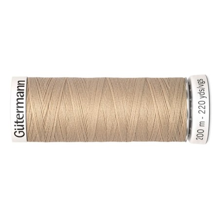 SEW-HALL thread for all materials, 200 m, 748277 (186 cream-brown)