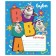 Notebook 12 sheets in the cage "Buba", cover coated cardboard, unit 65 g/m2, 5V mix