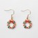 New Year! Earrings "New Year" Balt-Venok, colored in gold