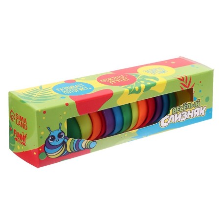 Antistress toy "Fun slug", MIX color-3