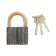 The castle of the hinged "gag" BC2-27, type 1, d = 10 mm, with one secrecy