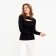 Longsliv Women's Minaku: Basic Line Black Color, Rr. 46