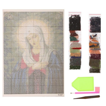 Diamond mosaic "Touch", 28 colors-1