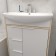 Flora Tumba 60-3, with a cupid sink, sonoma color, 30 x 58 x 82