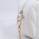 Bag Cross-Bodi with a zipper, white color