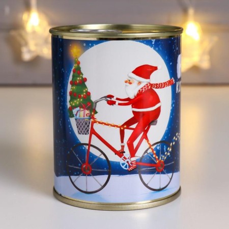 A gift for socks in a bank with a print "which is not afraid of either cold or wind" (male)-3