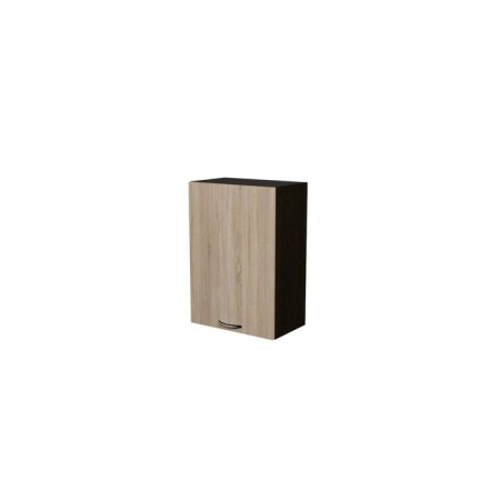 Sabrin hinged cabinet 500x300x720 with 1 door of wenge/oak sonom