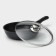 A set of kitchen utensils “Marble No. 3”, 6 objects, a lid, a removable handle, anti -stick coating, color dark marble