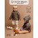 Sweater Children's Knitted Amarobaby Brush, height 68 cm, brown color