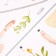Sticker Plastic Interior color "Ballerin and dandelions" 30x90 cm set 2 sheets