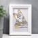 Photo frame plastic L-2 10x15 cm white (plastic screen)