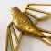 Panel interior polystone "Mirror swallow with patterns" gold 28x4.5x27 cm