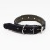 Collar combined leather/tarpaulin, dimensionless, 70 x 3.5 cm, Osh 25-60 cm, blue