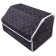 Skyway Expensiv 49x30x30 cm Alcantara, black, black line, white, S06404007