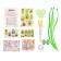 Set with strands, tattoos, rhinestones, purse