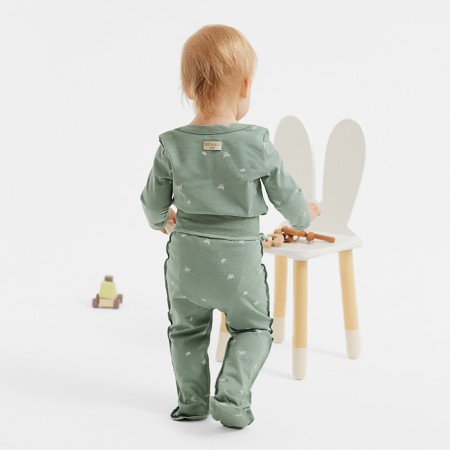 Children's sliders minku, olive color, height 80-86 cm-3