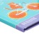 Notebook, A6, 48 sheets, in a cage, a “cat-apelsic”, glossy lamination, an offset block 60g/m2