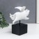 Polystone souvenir "White lead with wings" 18x8x17 cm