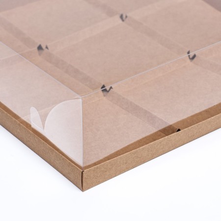Box for mousse cakes 9 pieces 30x30x8, craft-2