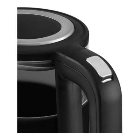 Electric kettle Galaxy Line GL 0342, glass/plastic, 1.7 l, 2200 watts, black-3