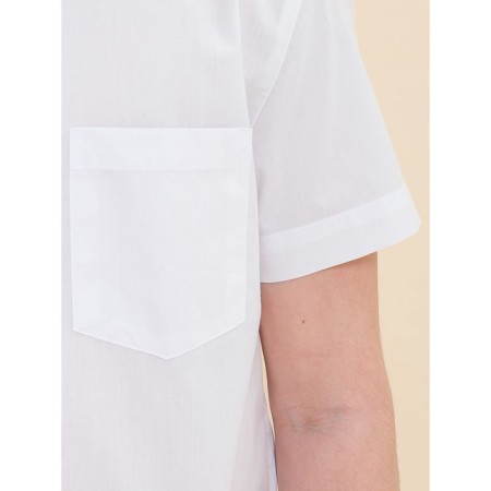 Short -sleeve shirt for Pelican boy, height 122 cm, white color-4