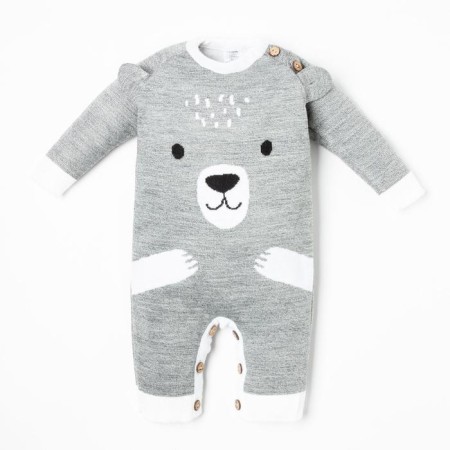 A jumpsuit knitted baby I "Bear" growth 74-80 cm