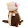 Soft toy "Cat Kapuchino", 19 cm