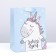 Gift package, packaging, "Miss You", 14 x 11 x 6.5 cm