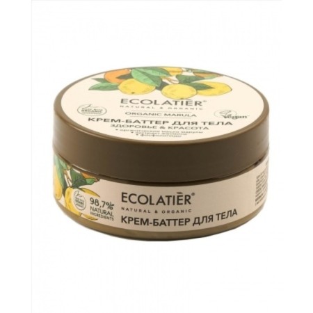 Cream Batter for the Body Ecolatier Organic Marula "Health & Beauty", 150 ml
