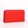 Women's wallet with lightning, red color