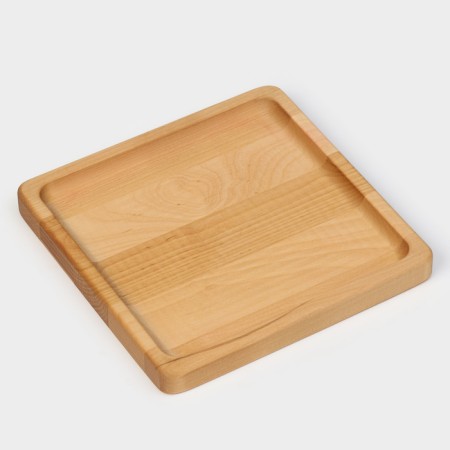 Adelica plate "Classics", 19 × 19 × 1.8 cm, saturated with mineral oil, birch-8