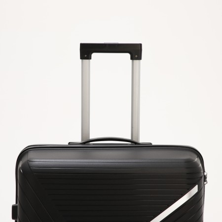 Big suitcase 28 ", lightning department, code castle, 4 wheels, black color-4