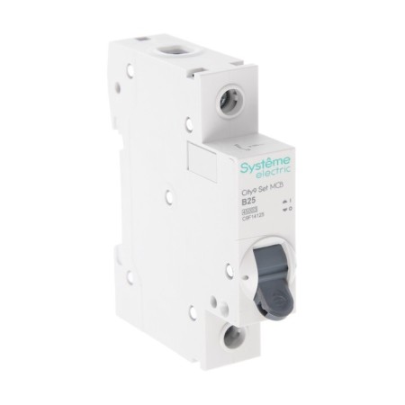 The circuit breaker SE CITY9 SET, B, 25 A, 1P, 4.5 KA, 230 V
