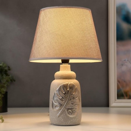 Table lamp 16238/1GR E14 40W gray-silver 22x22x34 cm Risalux-1