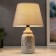 Table lamp 16238/1GR E14 40W gray-silver 22x22x34 cm Risalux