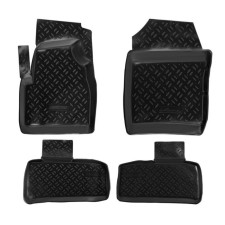 A set of rugs in the AIRLINE, UAZ Patriot 2005-2014, high side, polymer, black color, 4 pcs